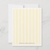  Baby shower Kaart (Achterkant)