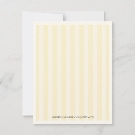  Baby shower Kaart (Achterkant)