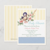  Baby shower Kaart (Voorkant / Achterkant)