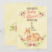 Baby shower kaart (Voorkant / Achterkant)