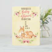 Baby shower kaart (Staand voorkant)