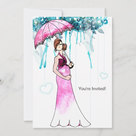 Baby Shower Kaart (Voorkant)