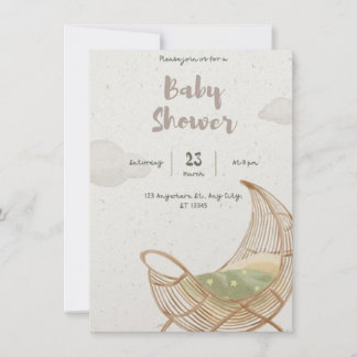 Baby shower kaart