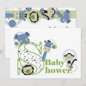 Baby shower kaart (Voorkant / Achterkant)