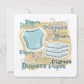 Baby shower kaart (Voorkant)