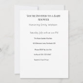 baby shower kaart (Voorkant)