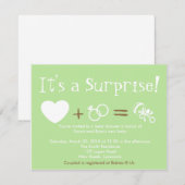 Baby Shower Kaart (Voorkant / Achterkant)