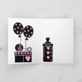 Baby shower-kaart (Binnen)