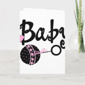 Baby shower-kaart (Achterkant)