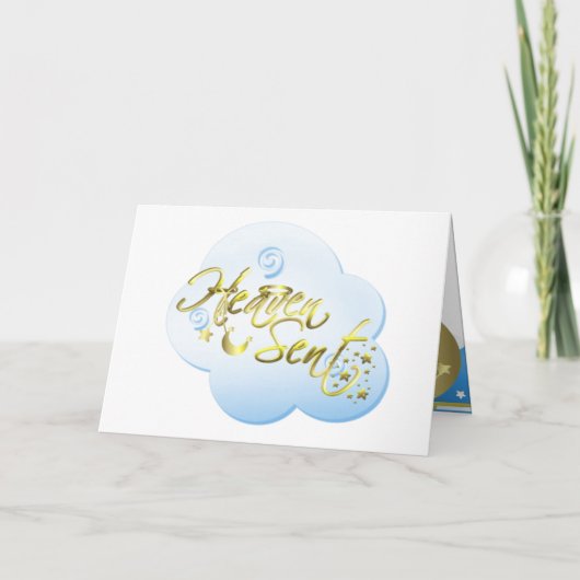 Baby shower-kaart (Achterkant)