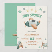 Baby shower kaart (Voorkant / Achterkant)