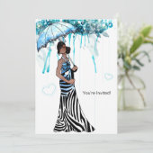 Baby Shower Kaart (Staand voorkant)