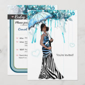 Baby Shower Kaart (Voorkant / Achterkant)