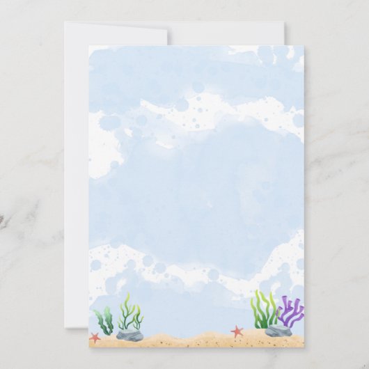 Baby shower kaart (Achterkant)