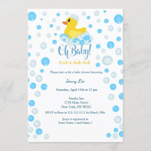 Baby shower kaart