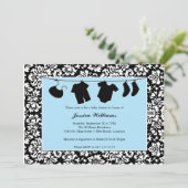 Baby shower kaart (Staand voorkant)