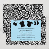 Baby shower kaart (Voorkant / Achterkant)