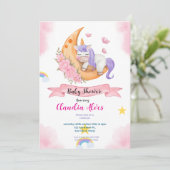 Baby shower kaart (Staand voorkant)
