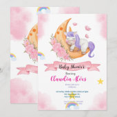 Baby shower kaart (Voorkant / Achterkant)