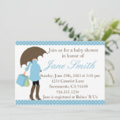 Baby shower kaart (Staand voorkant)