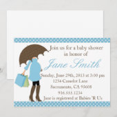 Baby shower kaart (Voorkant / Achterkant)