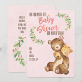 Baby shower kaart (Voorkant / Achterkant)