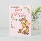 Baby shower kaart (Staand voorkant)