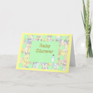 Baby shower kaart