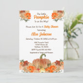 Baby shower kaart (Staand voorkant)