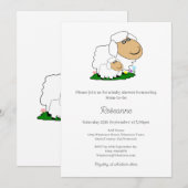 Baby shower kaart (Voorkant / Achterkant)