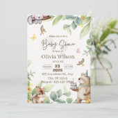 baby shower kaart (Staand voorkant)