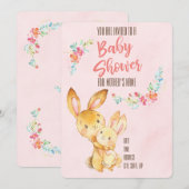 Baby shower kaart (Voorkant / Achterkant)