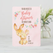 Baby shower kaart (Staand voorkant)