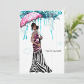 Baby Shower Kaart (Staand voorkant)