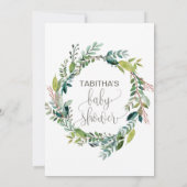 Baby shower kaart (Achterkant)