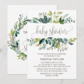 Baby shower kaart (Voorkant / Achterkant)