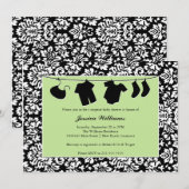 Baby shower kaart (Voorkant / Achterkant)