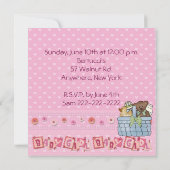 baby shower kaart (Achterkant)