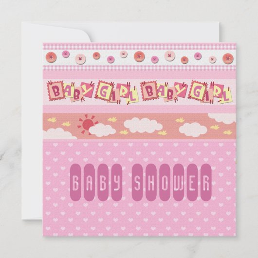 baby shower kaart (Voorkant)