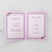 Baby shower-kaart aankondiging (Binnen)