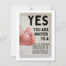 baby shower kaart, baby shower feestdagenkaart