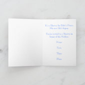 Baby shower Kaart (Boy) (Binnen)