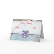 Baby shower-kaart