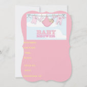 baby shower kaart HET IS EEN MEISJE (Voorkant)