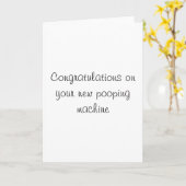 Baby shower-kaart kaart (Gele Bloem)