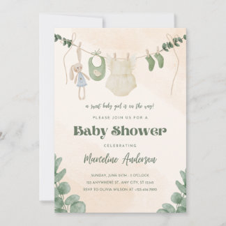 Baby shower-kaart kaart