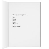 Baby shower Kaart met roze en blauwe dagen (Binnen (Rechts))