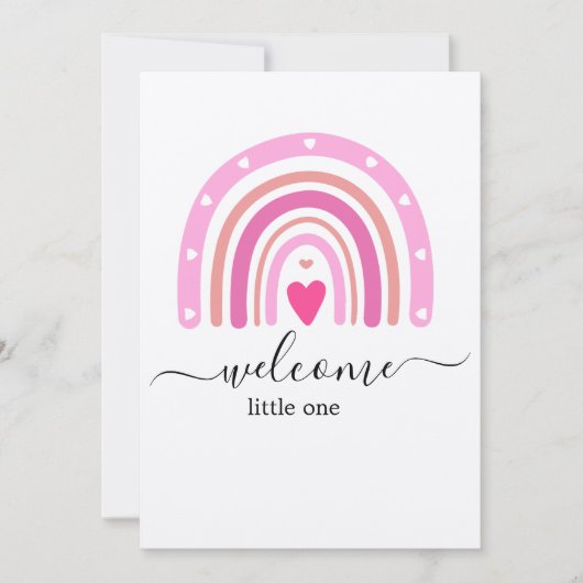 Baby shower kaart - Printbaar - Direct downloaden (Voorkant)