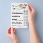 Baby shower Kaart van het  (Hand)