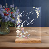 Baby shower Kaarten & Geschenken Wilde bessen & Bl Acryl Bord